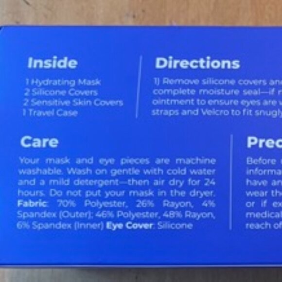 Hydrating Sleep Mask (2ND GEN) for Dry Eye - Optometrist Recommended Blinkjoy - Picture 9 of 10